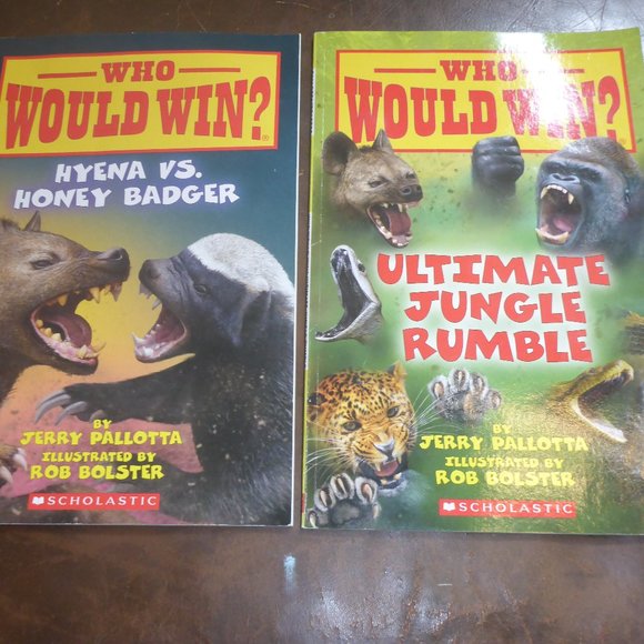 Scholastic | Toys | 2 Who Would Win Kids Books Ultimate Jungle Rumble